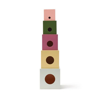 Kid's Concept - EDVIN Stacking cubes in wood
