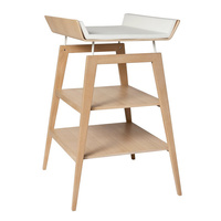 LEANDER LINEA™ CHANGING TABLE W. FOAM CUSHION, OAK