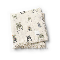 Elodie Details - Soft Cotton Blanket -  Forest Mouse