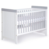 ŁÓŻECZKO 120X60 DO POKOJU DZIECIĘCEGO KLUPŚ PLUS BABY CLASSIC | BIALE WHITE | SZARE GREY