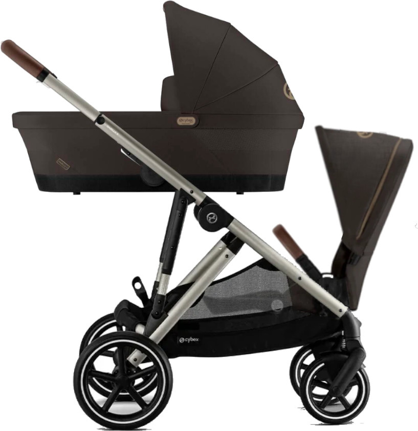 Zestaw 2w1 Cybex Wózek Gazelle S (Tpe) Chocolate Brown + Gondola Gazelle S Chocolate Brown