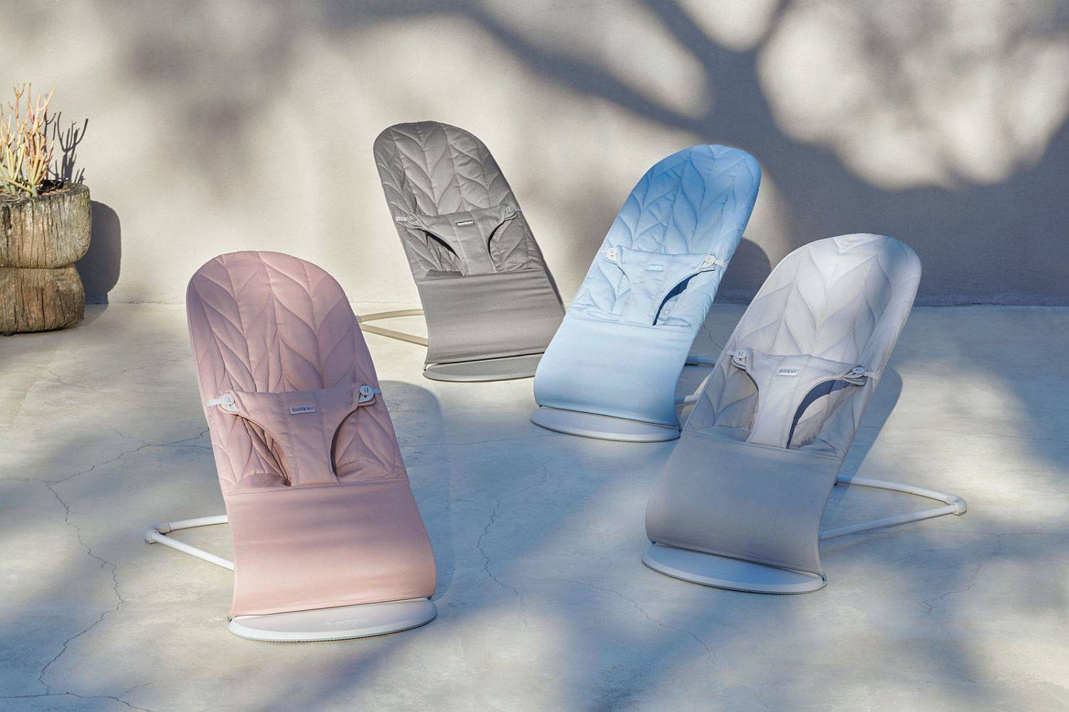 BabyBjorn Leżaczek Woven (Petal Quilt) Antriacite