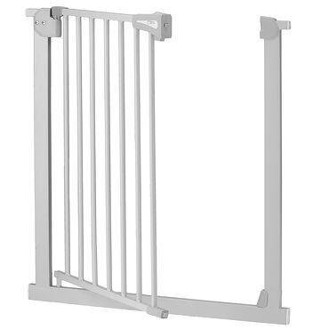 MoMi bramka ochronna (rozporowa) 75-103 cm, Szara