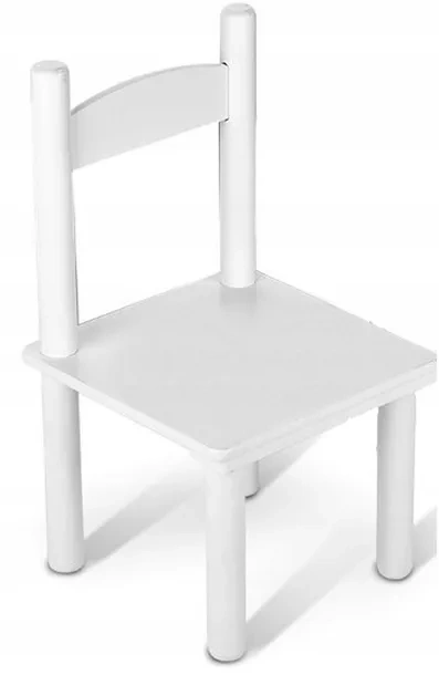 KLUPS STOLIK + 2 KRZESEŁKA BIAŁY