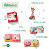 LILLIPUTIENS - Książeczka z mini-pacynką wielofunkcyjna Doktor Alice Lisiczka Alice 6 m+
