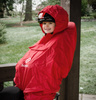 Hamax - rain poncho, red