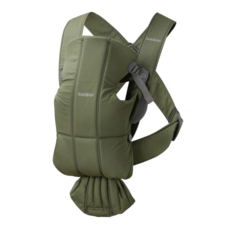 BABYBJORN Nosidełko Mini 0-12 (Woven) Green