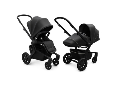 WÓZEK SPACEROWY JOOLZ HUB + COOCON KOLEKCJA PREMIUM | STUNNING SILVER | BRILLIANT BLACK