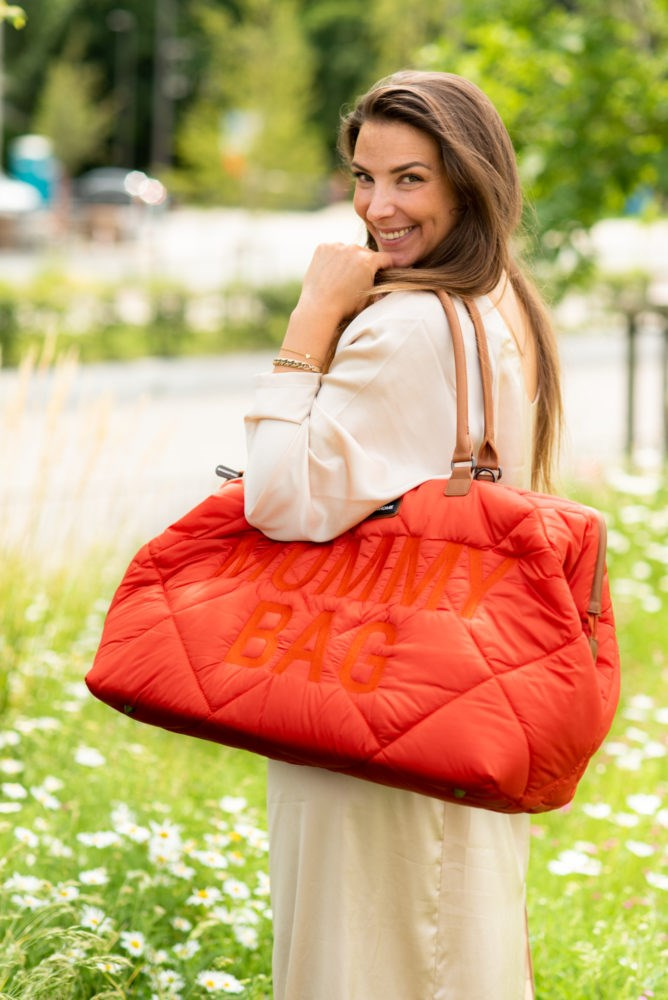 Childhome Mommy Bag Torba, (pikowana) Czerwona