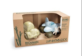 BIO pojazdy zestaw 2 szt samolot i garbus