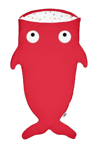 Baby Bites Śpiworek Shark (2-6 l) Lightnings Red