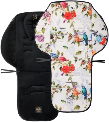 BJALLRA 2-STRONNA WKŁADKA DO WÓZKA Rose Garden