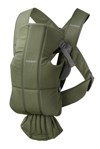 BABYBJÖRN - BABY CARRIER MINI,Dark green Woven