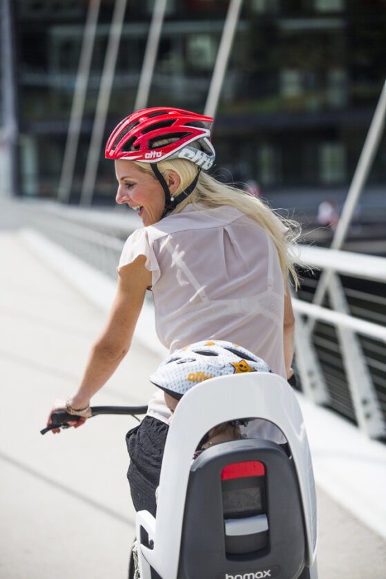 Hamax Fotelik rowerowy Caress (rama) Green&Black