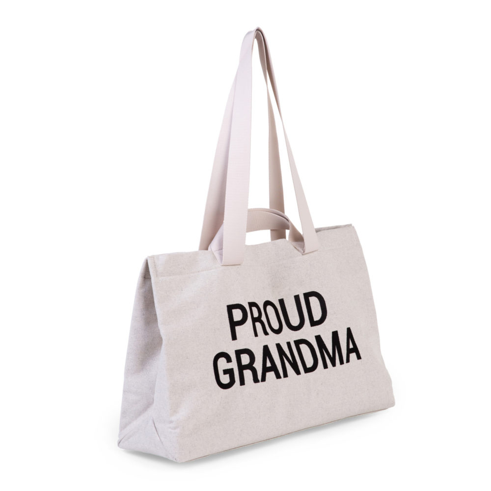 Childhome TORBA GRANDMA BAG KANWAS OFF WHITE 14668