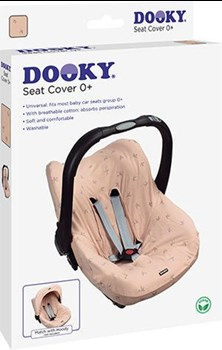 Pokrowiec do fotelika 0-13kg Dooky Origami pink