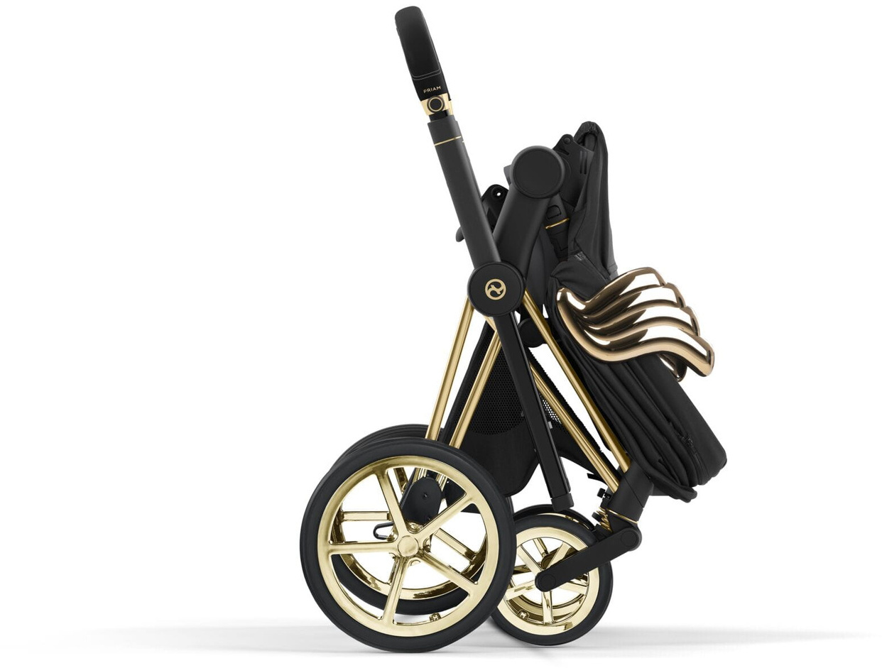 CYBEX Wózek e-Priam 4.0 (JScott) Black Gold Wings.