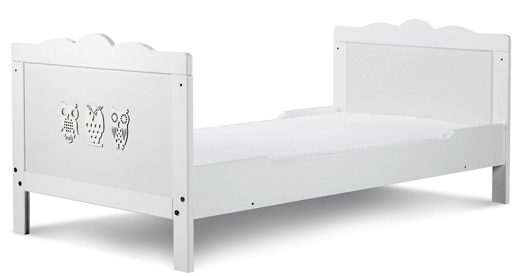 KLUPŚ Marsell łóżeczko tapczan 140×70 cm, Białe