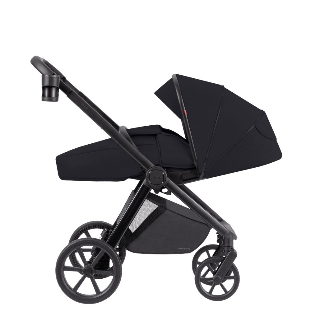 CARRELLO Wózek 2w1 Omega Plus, Cosmo Black