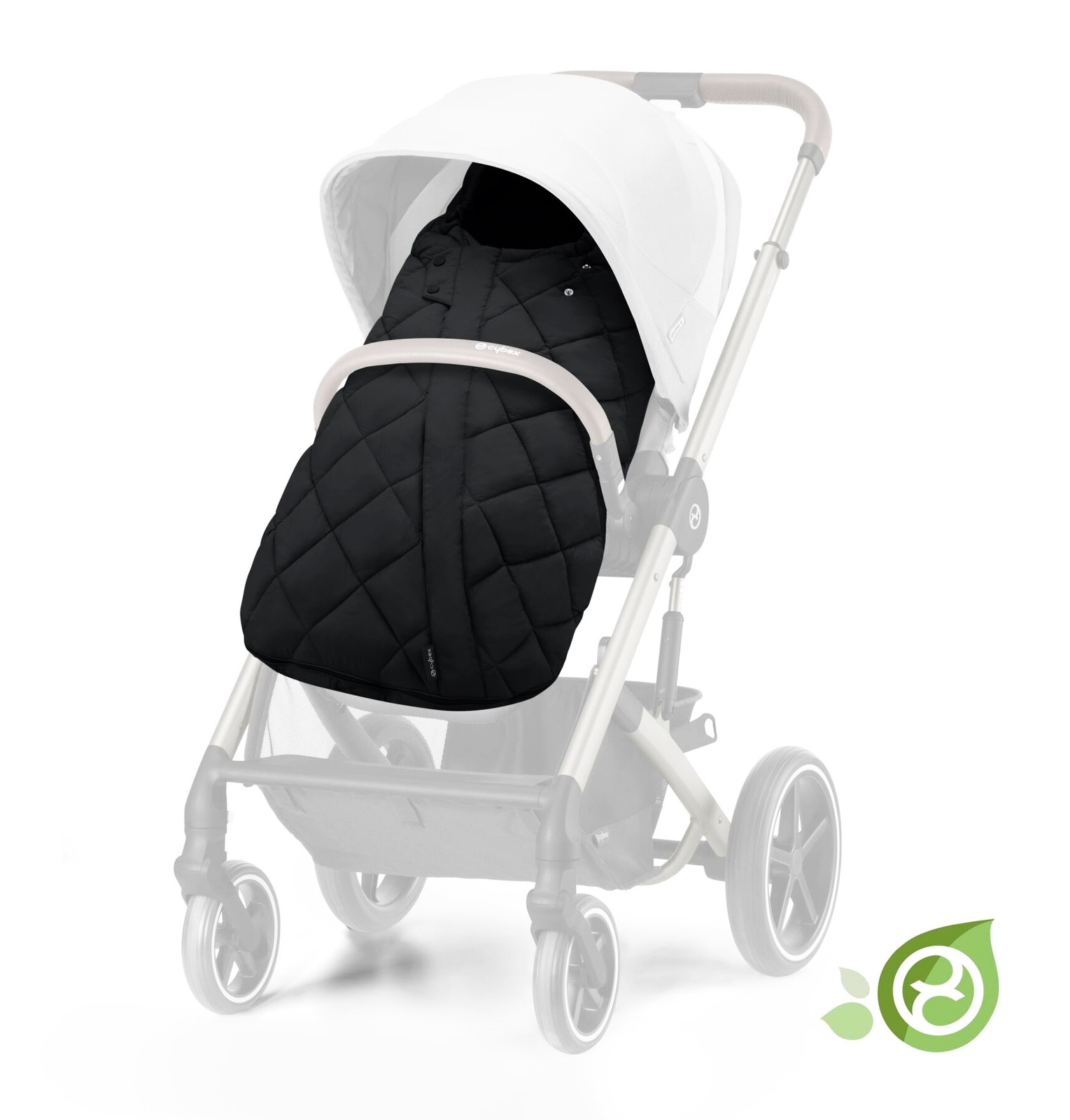 CYBEX Śpiworek wózka Snogga 2, Moon Black