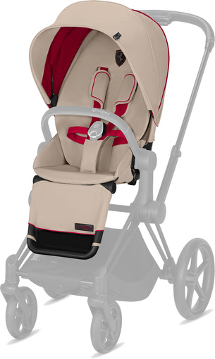 CYBEX TAPICERKA Priam 2.0, Ferrari Silver Grey