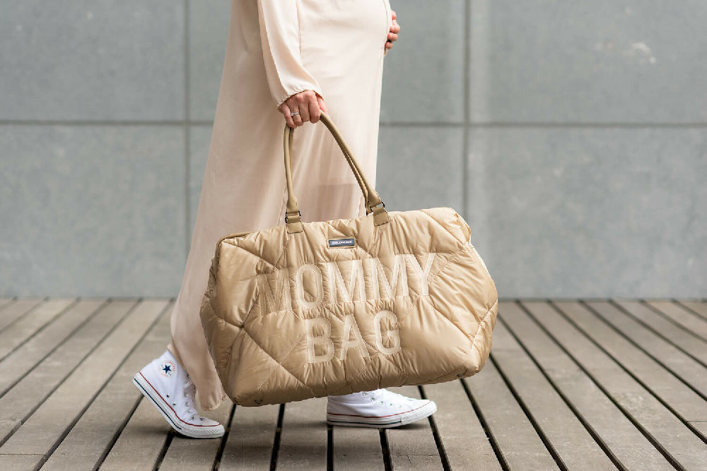 Childhome Mommy Bag Torba, (pikowana) Beżowa