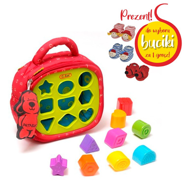 Sorter z klockami Patrick - Kształty