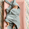 Elodie Details - Hooded Towel - Mineral Green Bunny