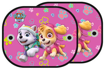 Osłonka przeciwsłoneczna Psi Patrol różowa - 2 szt.