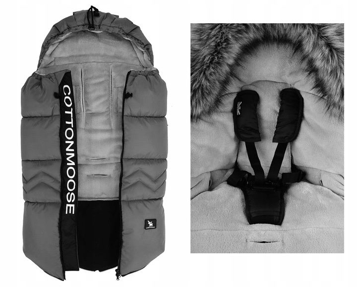 Cottonmoose Śpiworek (Yukon) North, Black