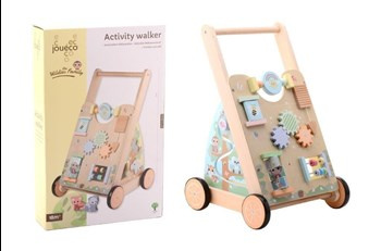 Drewniany chodzik pchacz The Wildies Family