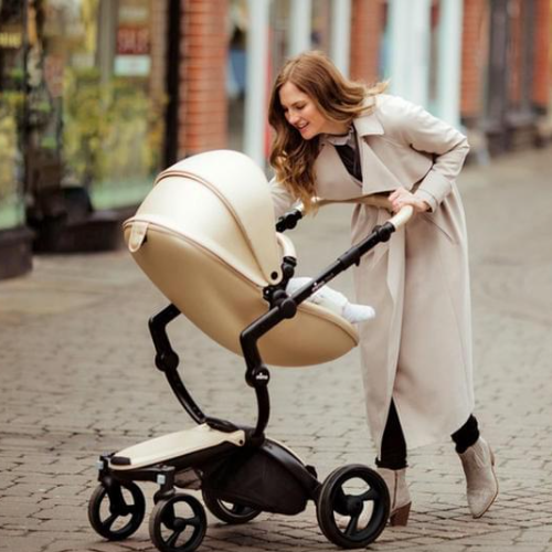 MIMA XARI® | EKSKLUZYWNY WÓZEK 3W1 | GŁĘBOKO-SPACEROWY | + FOTELIK ATON B2 | RAMA 4G BLACK | WKŁADKA DO WÓZKA | GOLD CHAMPAGNE