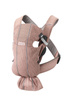 BABYBJORN MINI 3D Mesh – nosidełko, Zgaszony Róż