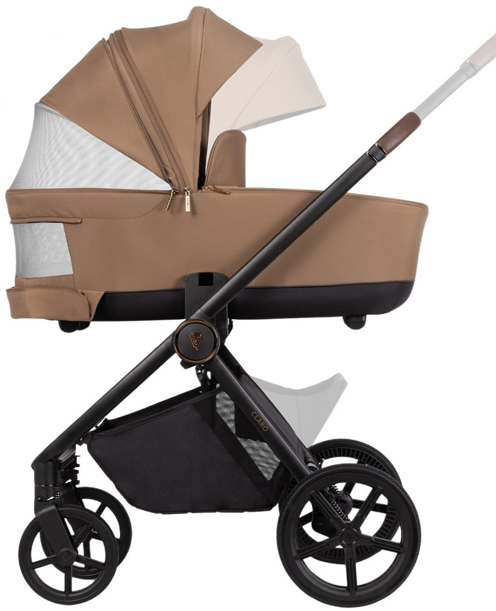 VENICCI WÓZEK 2w1 CLARO | Caramel, karmelowy.