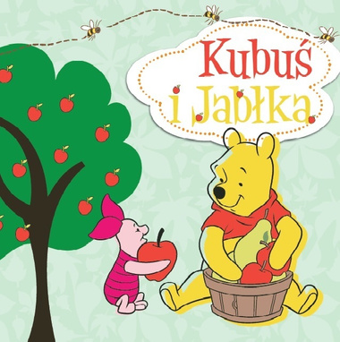 Piszcząca książeczka do kąpieli - Kubuś i jabłka