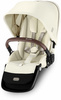 Zestaw 2w1 Cybex Wózek Gazelle S (Tpe) Seashell Beige + Siedzisko (Dodatkowe) Gazelle S Seashell Beige
