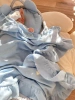 BJALLRA KOCYK MUSLINOWY SWADDLE BLUE SKY
