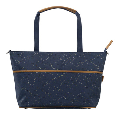 Fresk Torba do wózka Złote kropki Indigo