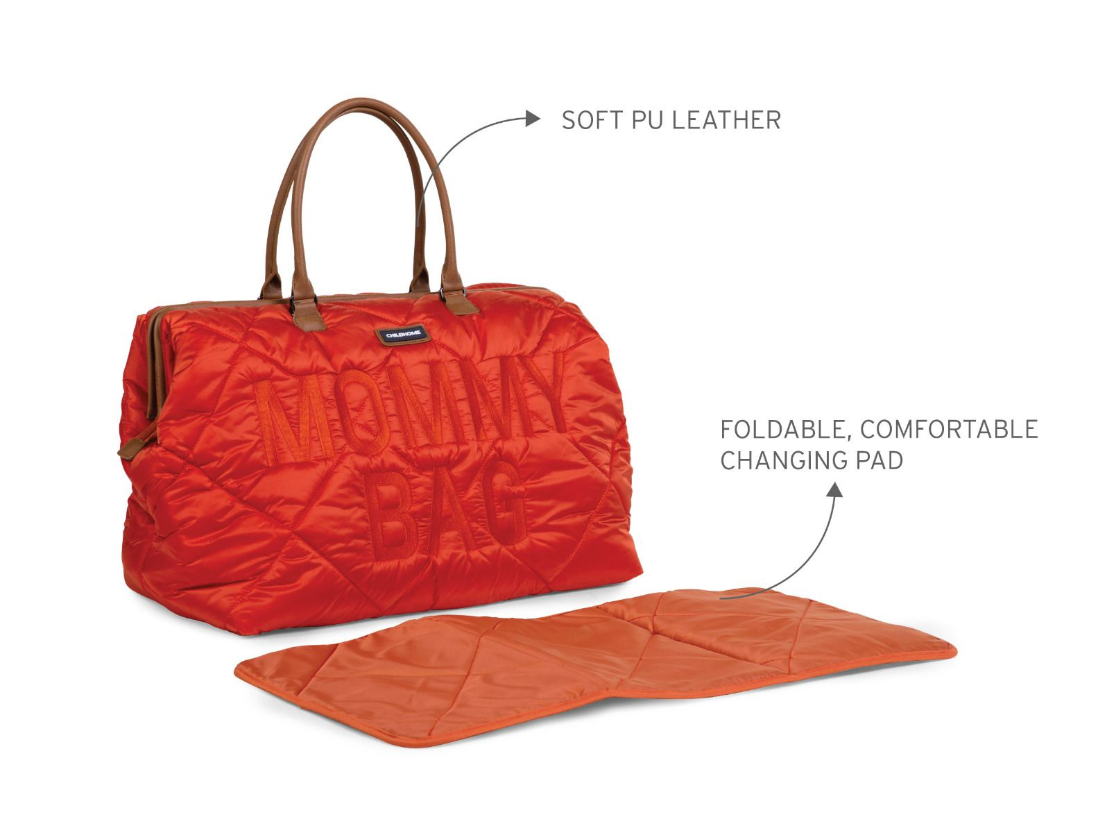 Childhome Mommy Bag Torba, (pikowana) Czerwona