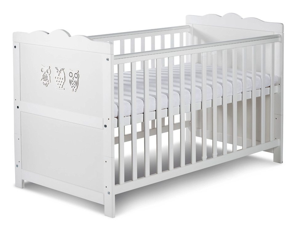 KLUPŚ Marsell łóżeczko tapczan 140×70 cm, Białe