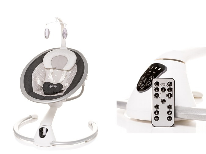 GRACE 4BABY HUŚTAWKA BUJACZEK GRAFIT 28600