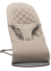 BABYBJÖRN - Bouncer Bliss WOVEN, Sand Grey with Googly Eyes