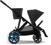 Zestaw 2w1 Cybex Wózek E-Gazelle S (Blk) Moon Black + Siedzisko (Dodatkowe) Gazelle S Moon Black