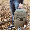 Childhome plecak dla Taty Daddy Bag, Khaki green