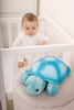 Cloud b® Twinkling Twilight Turtle™ Aqua - Lampka nocna z projekcją świetlną - Żółw niebieski