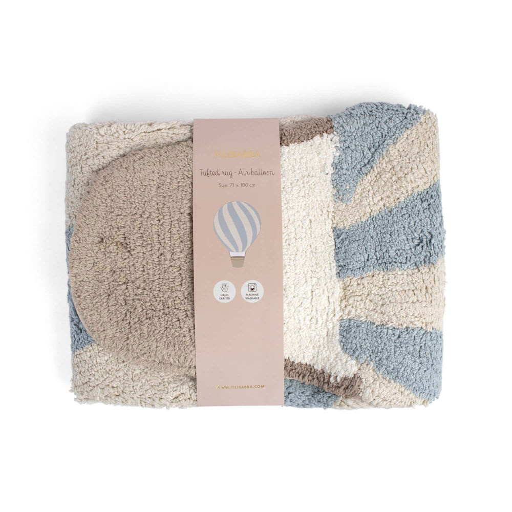 Filibabba Dywan dla dzieci Air balloon Pearl Blue