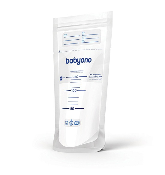 BABYONO WORECZKI NA POKARM MILK STORAGE BAGS 150ml