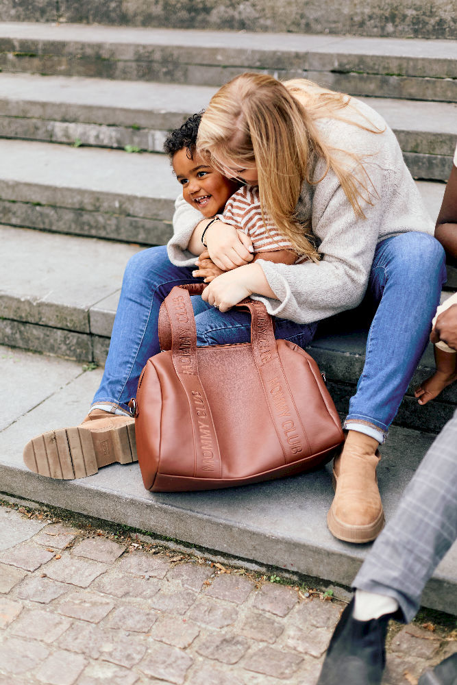 Childhome Torba Mommy Club Vegan Leather, D Brown