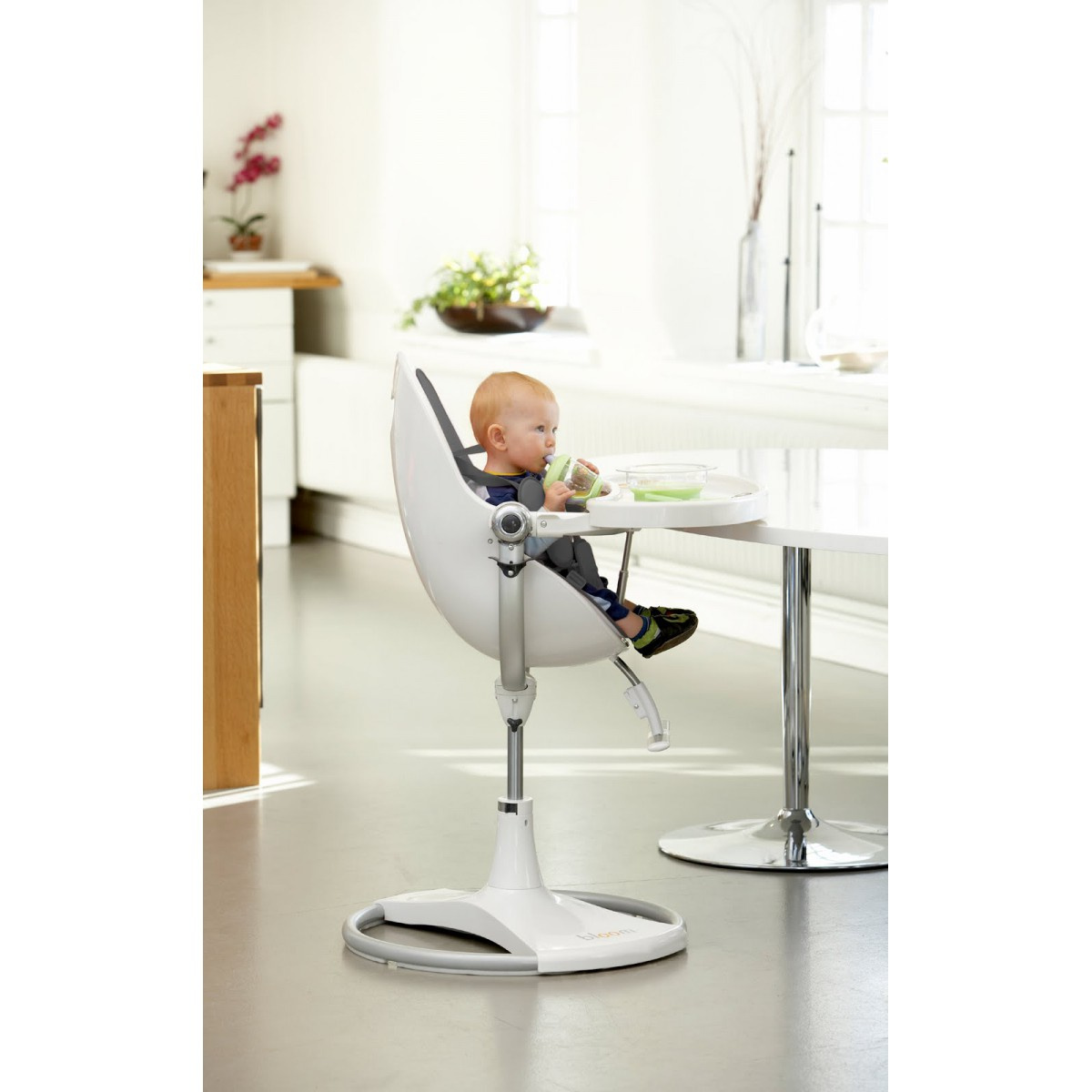 BLOOM Stelaż krzesełka (obrotowe 360), White.