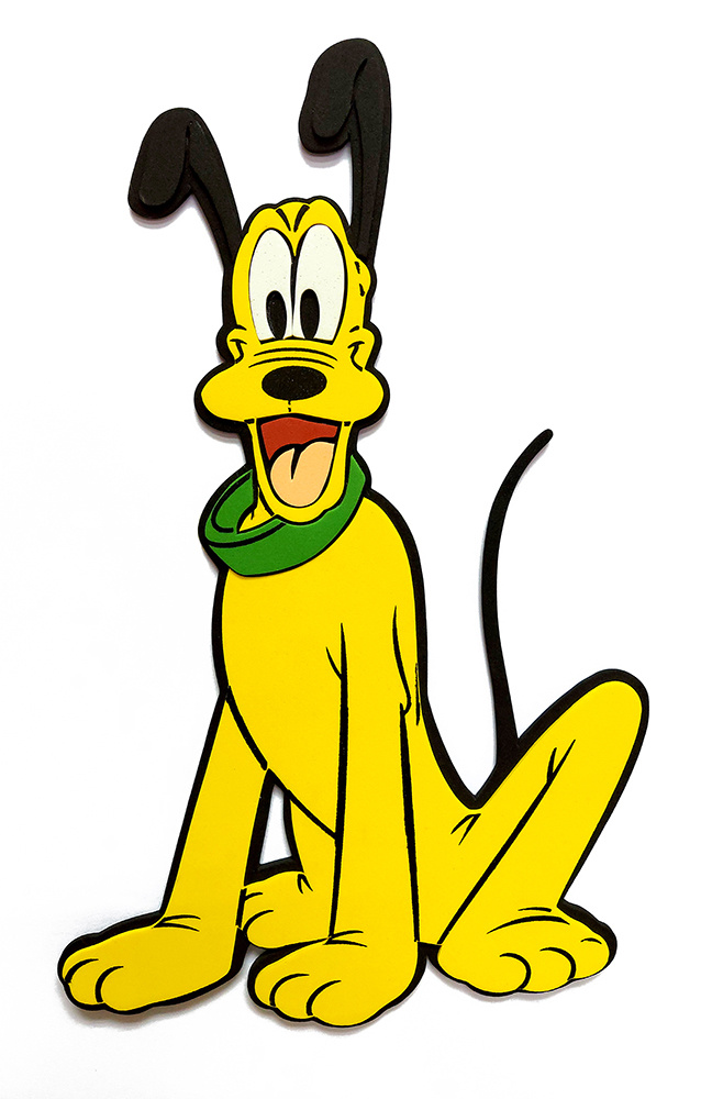 Dekoracja ścienna pies Pluto - mała